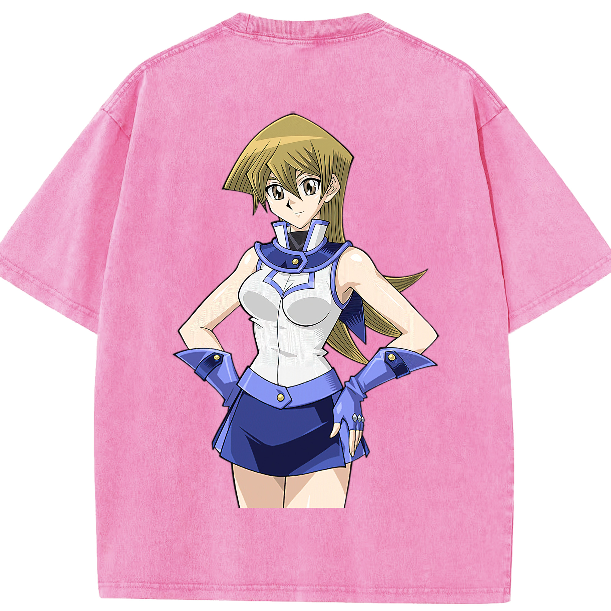 （画像用） 遊☆戯☆王 Yu-Gi-Oh! 綿100% ヴィンテージ風 半袖Tシャツ（背面プリント）